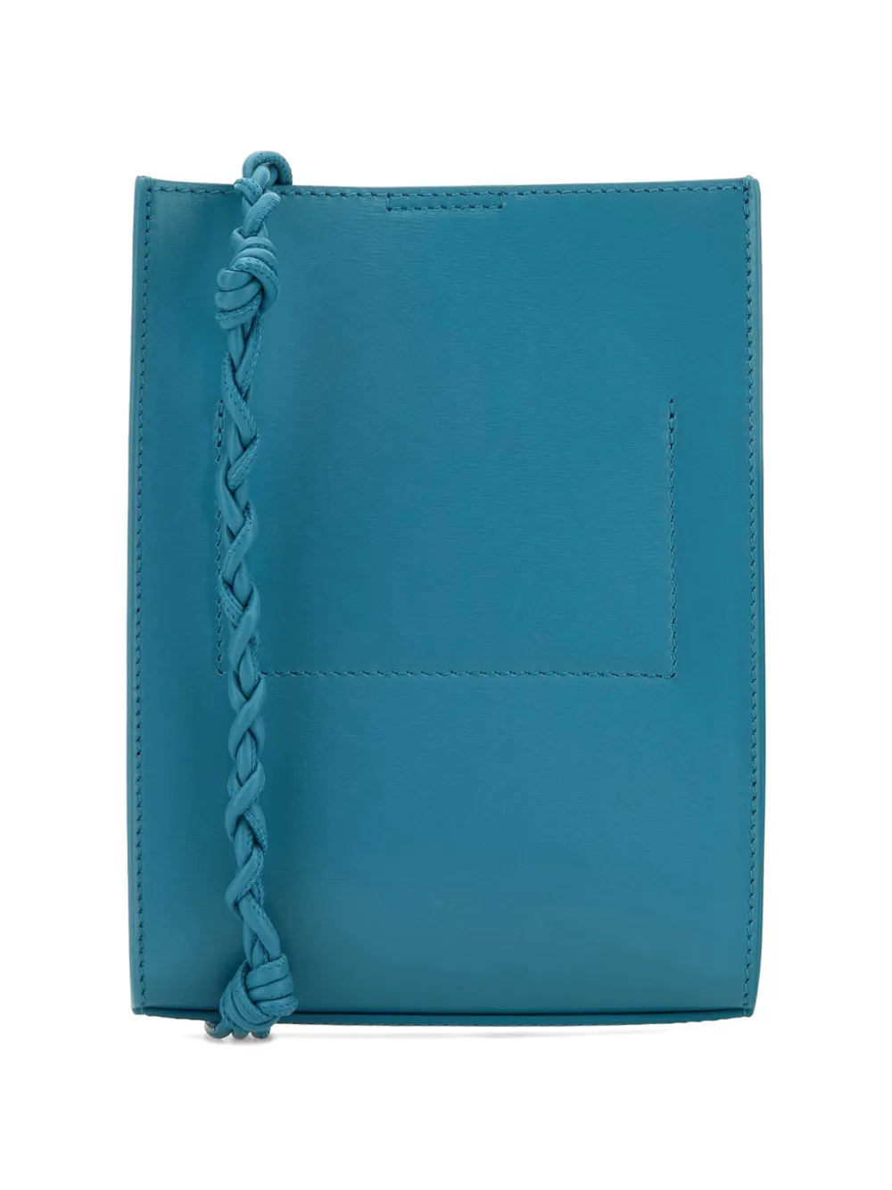 Jil Sander Tangle gevlochten leren crossbodytas Blauw
