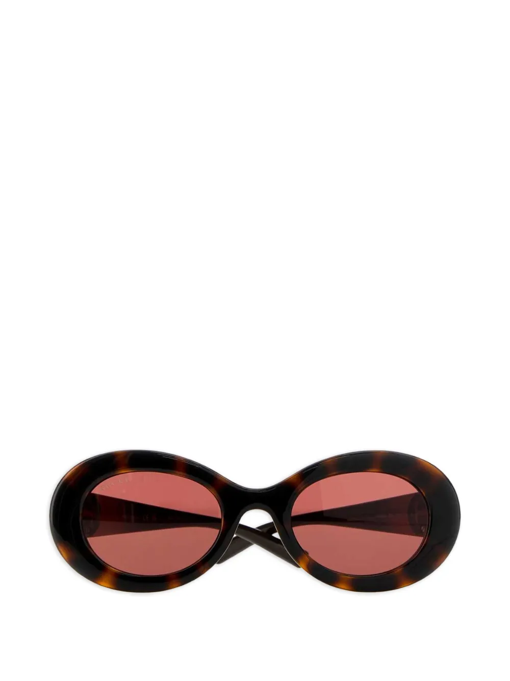 Gucci Eyewear oval-frame sunglasses - Marrone