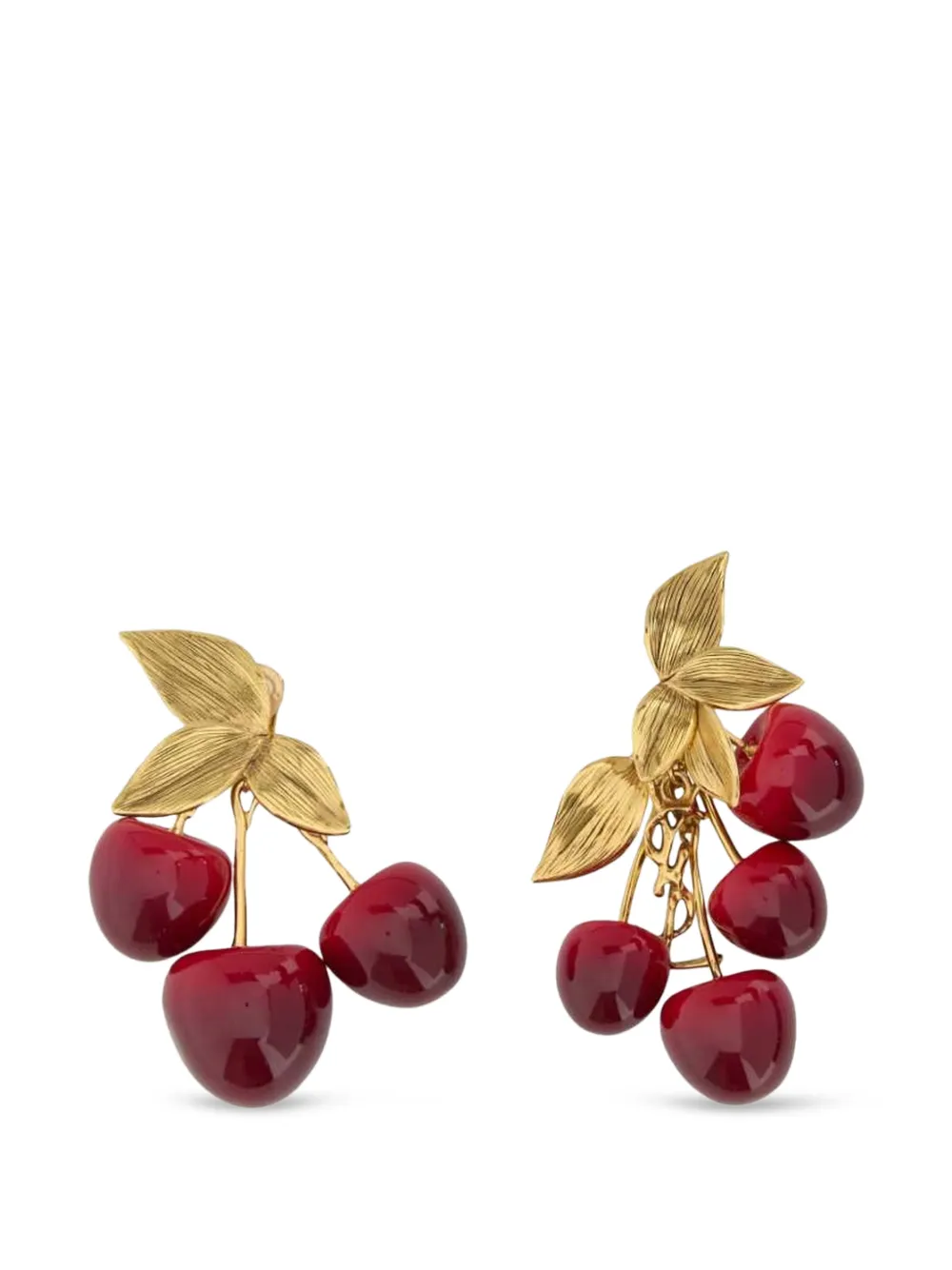 Saint Laurent Cassandre Ohrringe - Rot