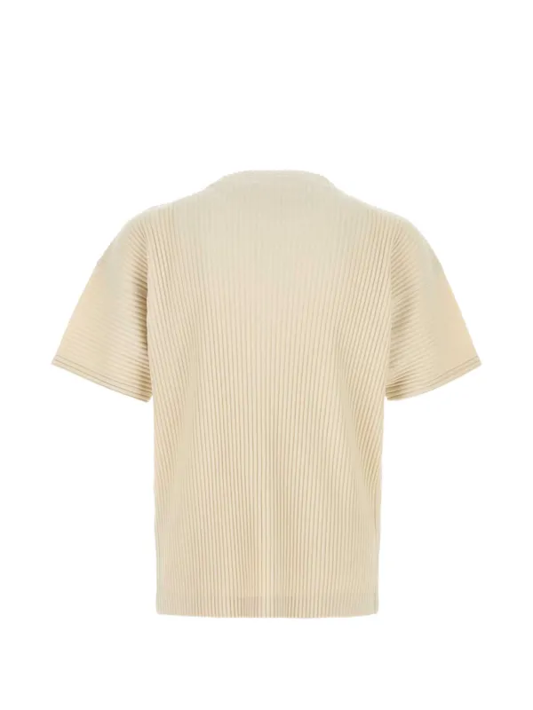 ISSEY PLISSE 楽天市場】HOMME MIYAKEクリーム色半袖Tシャツ ISSEY PLISSE HOMME MIYAKE ミヤケ イッセイ オムプリッセ トップス