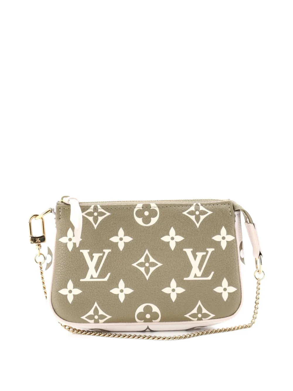 Louis Vuitton Pre-Owned Pochette Accessoires Spring in the City Monogram Empreinte Leather Mini clutch bag - Verde