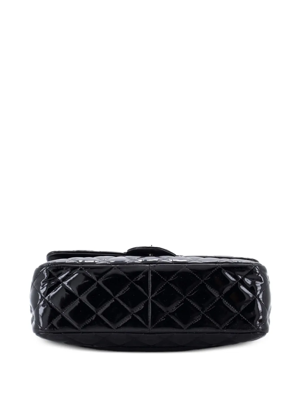CHANEL Pre-Owned クラシック ダブルフラップ マトラッセ パテント