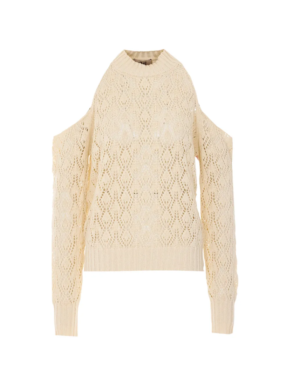 Aniye By cut-out detail sweater - Toni neutri