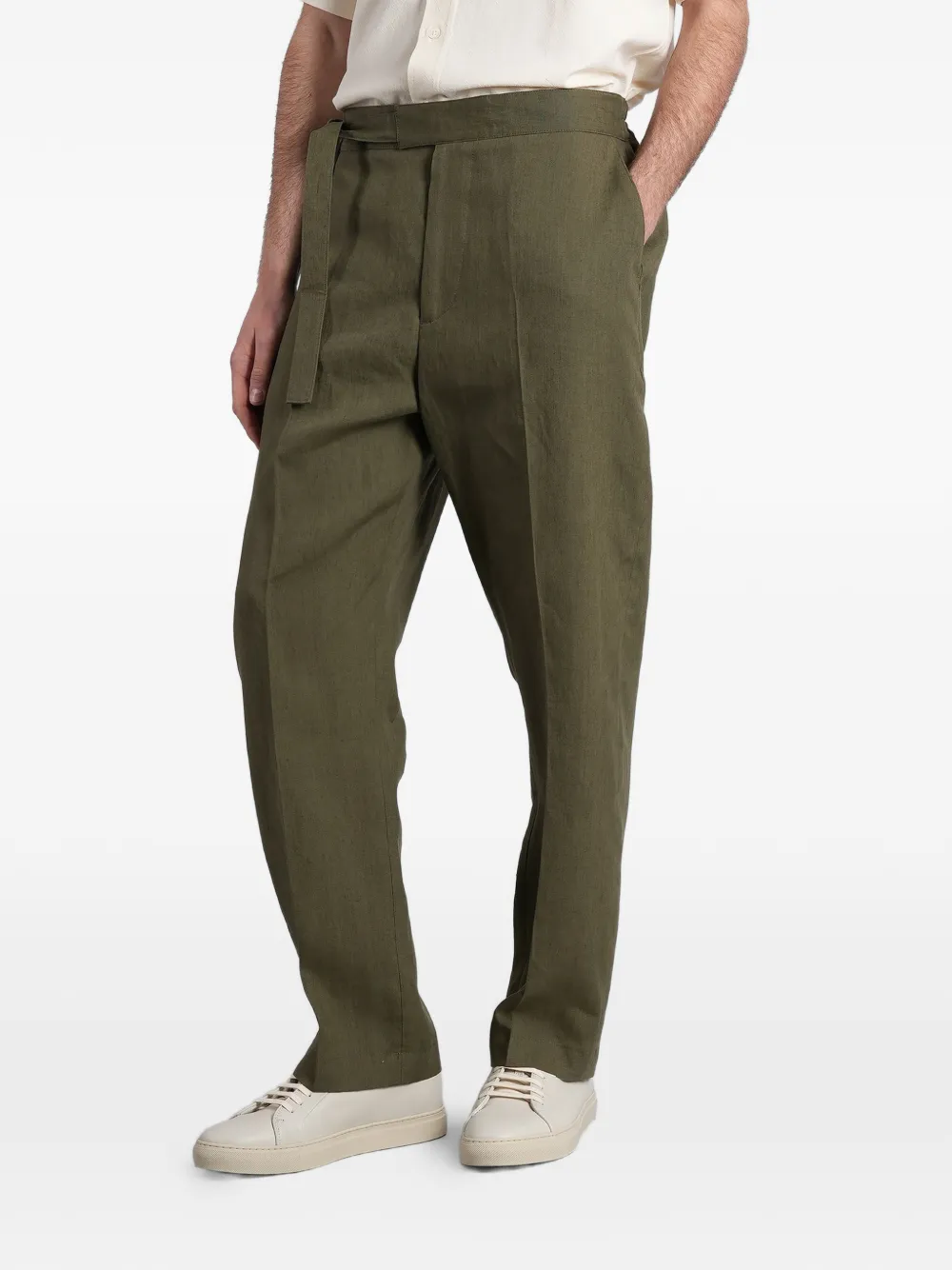 Paul Smith Plooibroek met ceintuur Groen