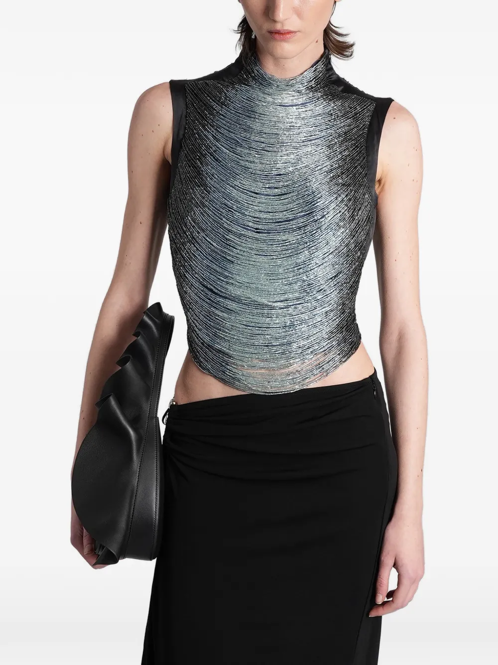 Cult Gaia Taraji sleeveless top - Blu