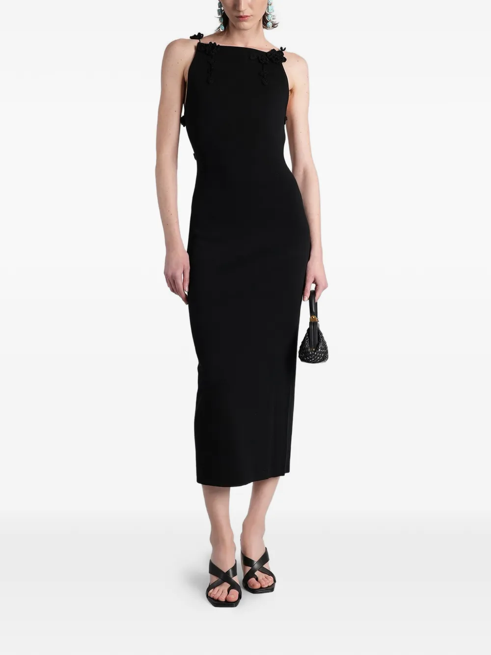 Cult Gaia Giuliana open-back midi dress - Black