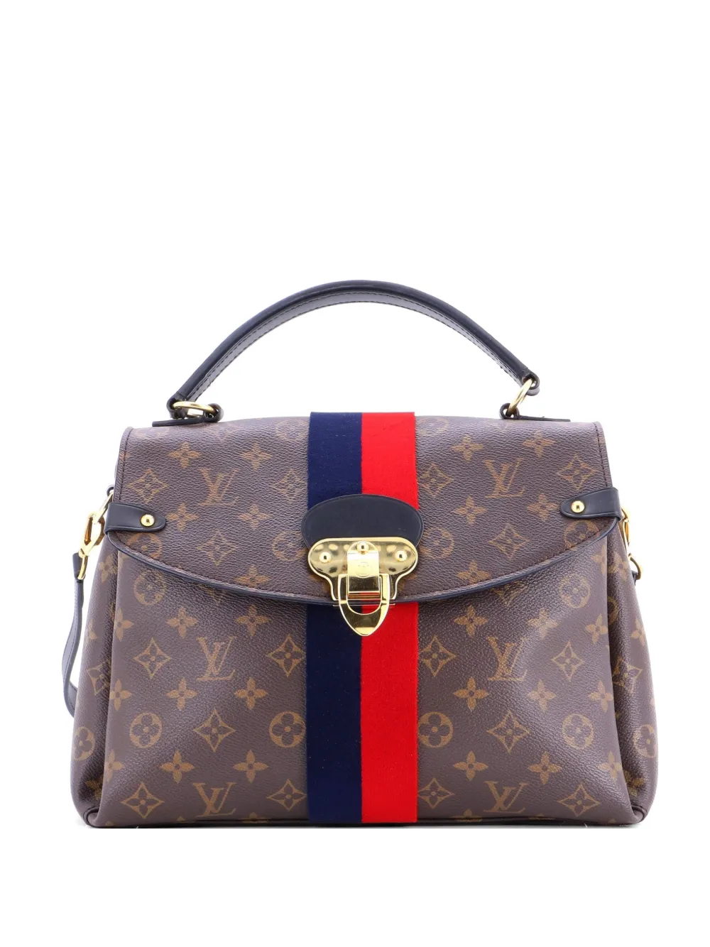 Louis Vuitton Pre-Owned Georges Handbag Monogram Canvas MM satchel - Brown