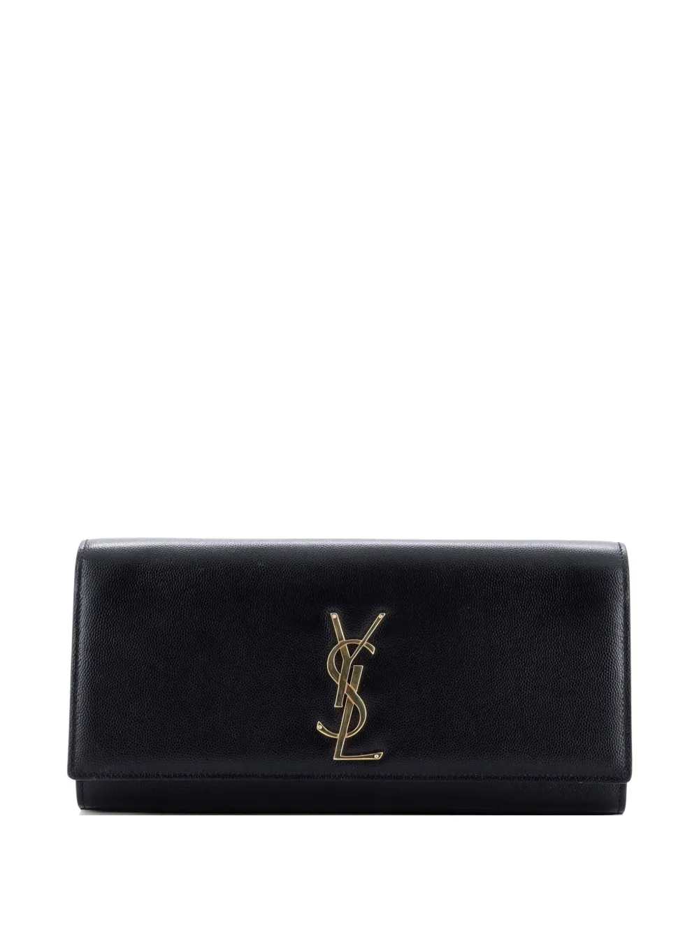 Saint Laurent Pre-Owned Classic Monogram Leather Long clutch bag - Nero