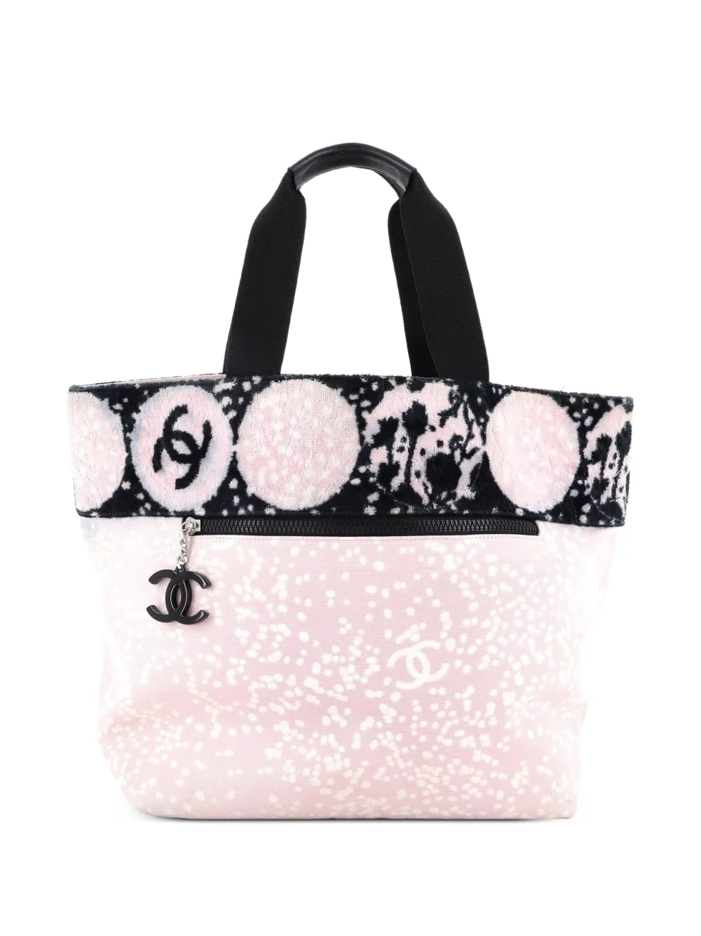CHANEL Pre-Owned Borsa tote con stampa - Rosa