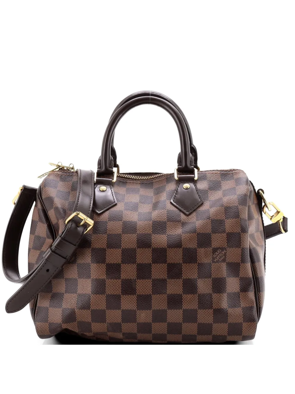 Louis Vuitton Pre-Owned Speedy Bandouliere Bag Damier 25 satchel - Marrone