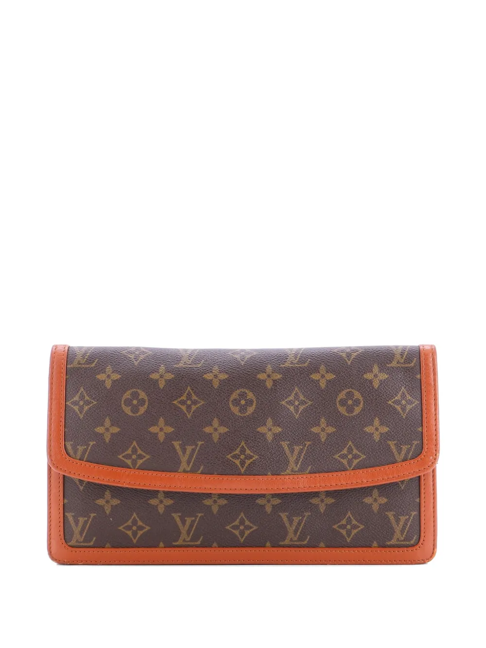 Louis Vuitton Pre-Owned Dame Pochette Monogram Canvas GM clutch bag - Braun