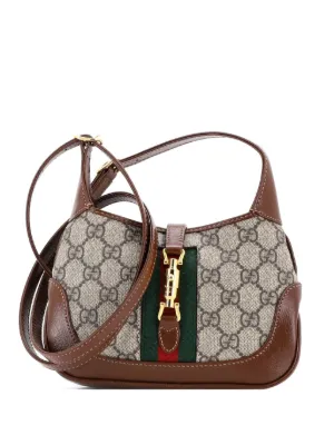 Gucci Pre-Owned 2016-2026 Mini GG Supreme Web Jackie 1961