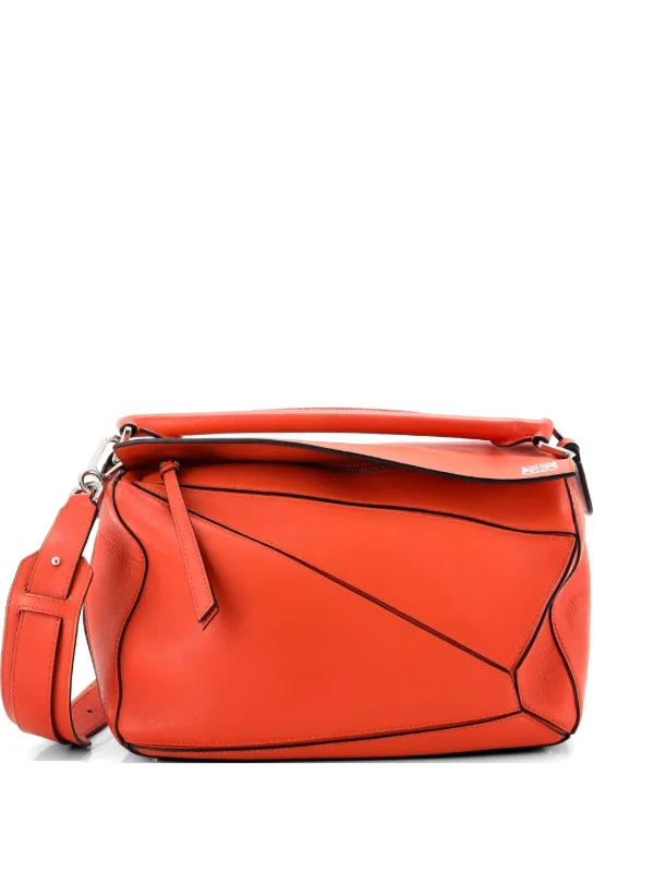 Loewe Pre-Owned パズル レザー ミディアム ショルダーバッグ