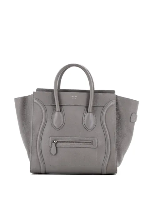Celine Pre-Owned tote mini de piel granulada