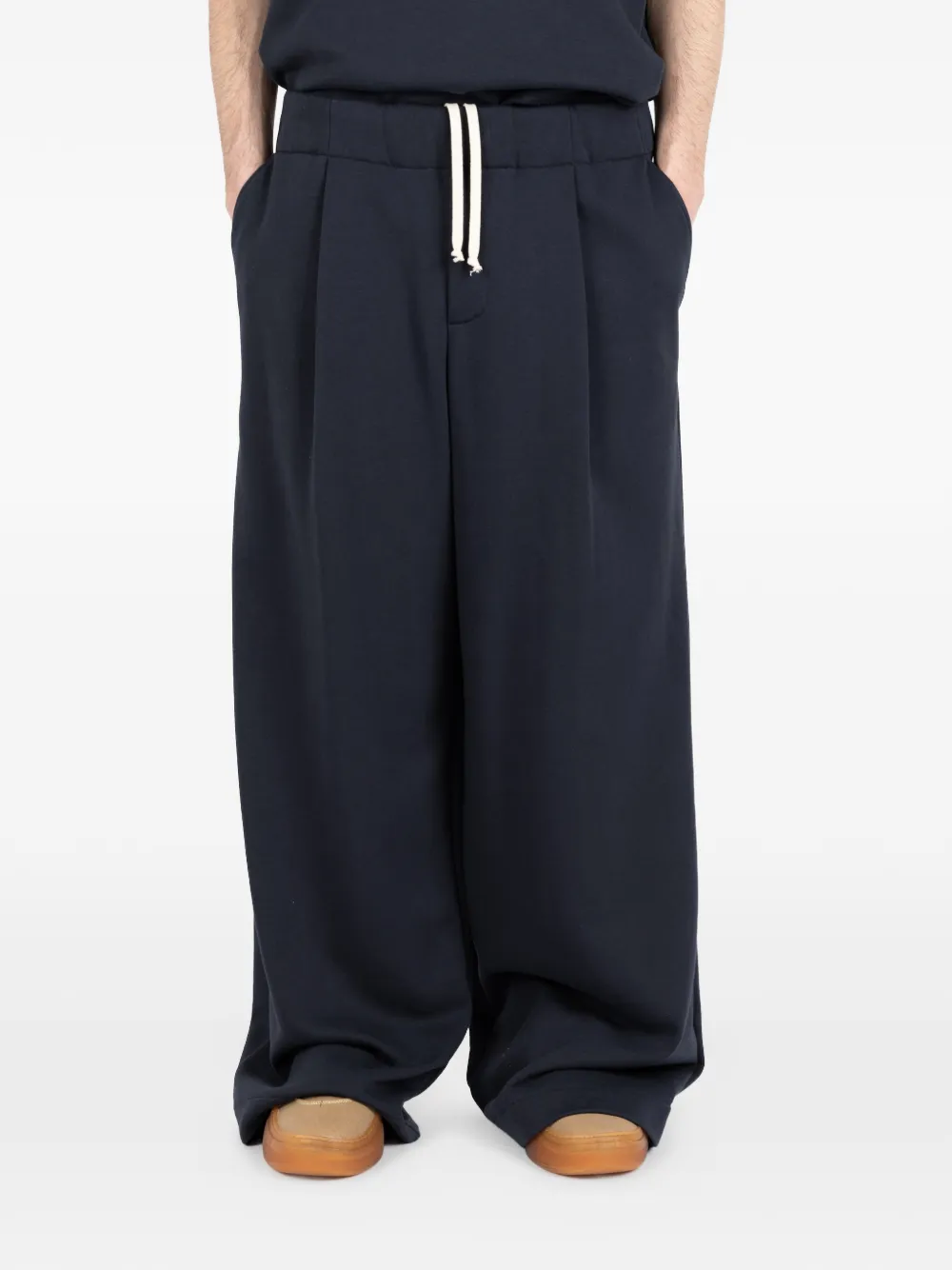 Société Anonyme Gatsby geplooide broek met trekkoord Blauw