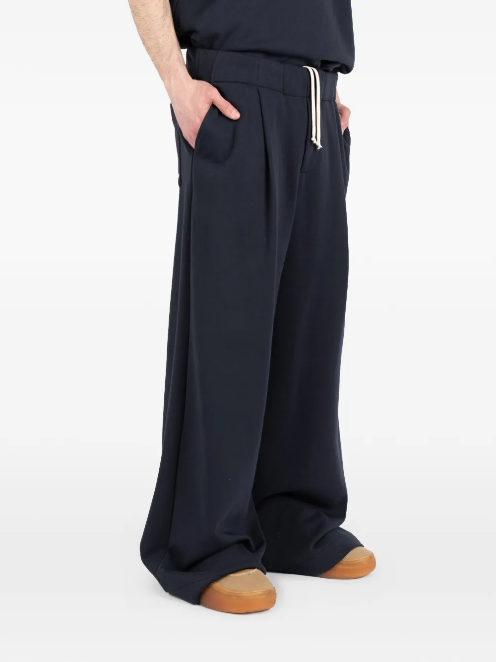Société Anonyme Gatsby geplooide broek met trekkoord Blauw
