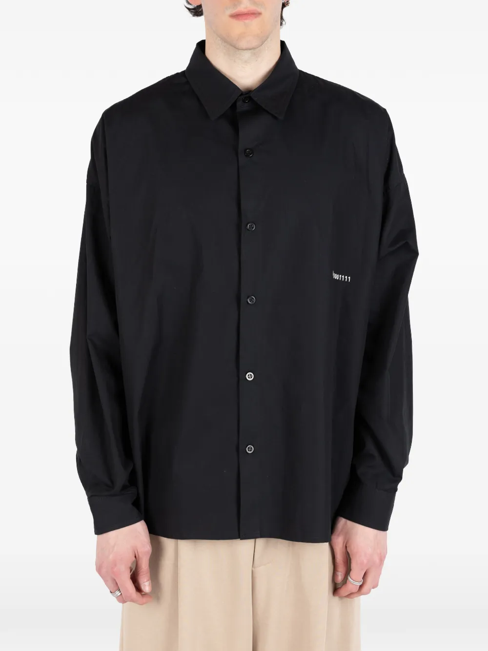 Société Anonyme Shirt met lange mouwen Zwart