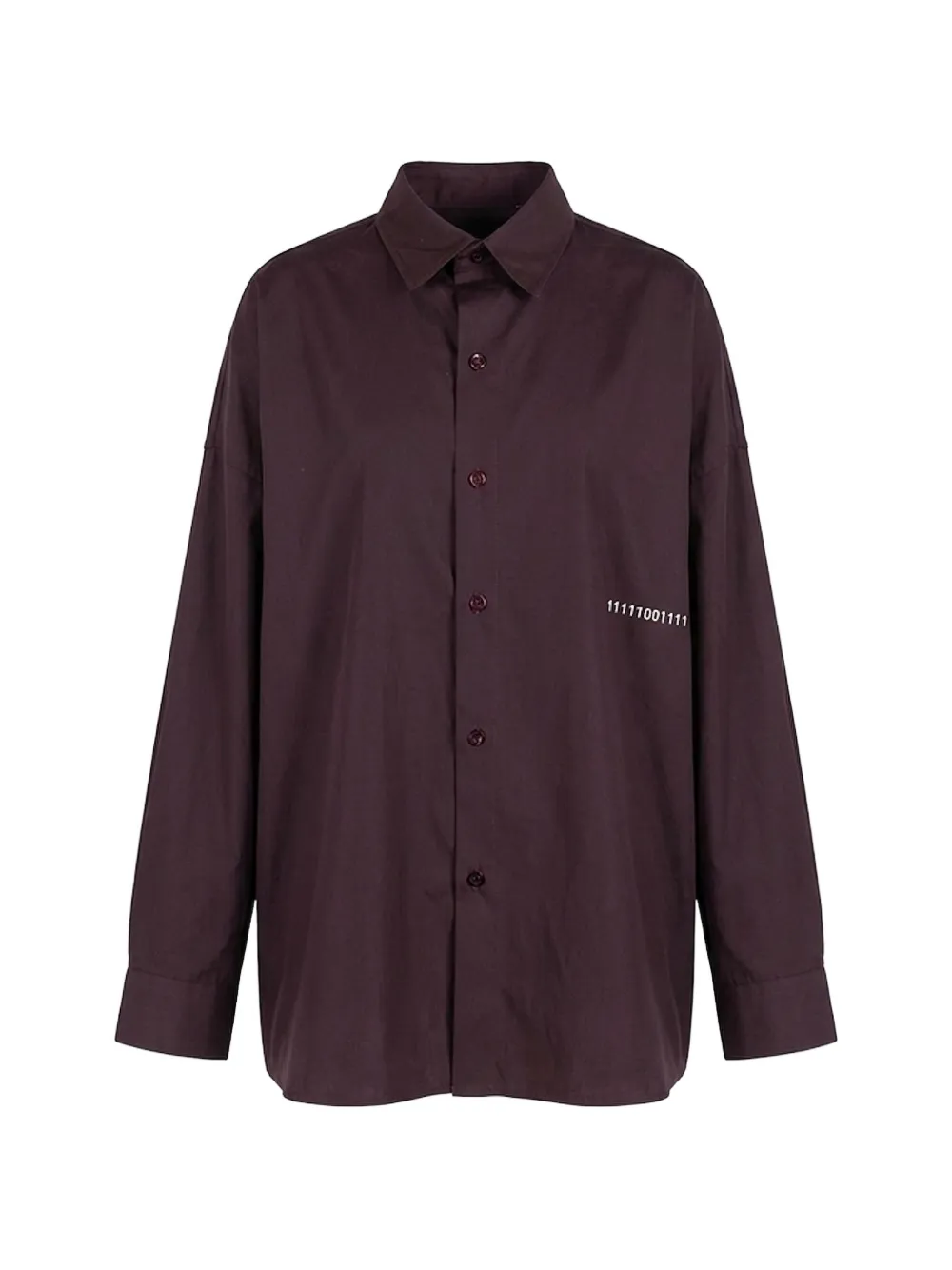 Société Anonyme buttoned oversized shirt - Rosso