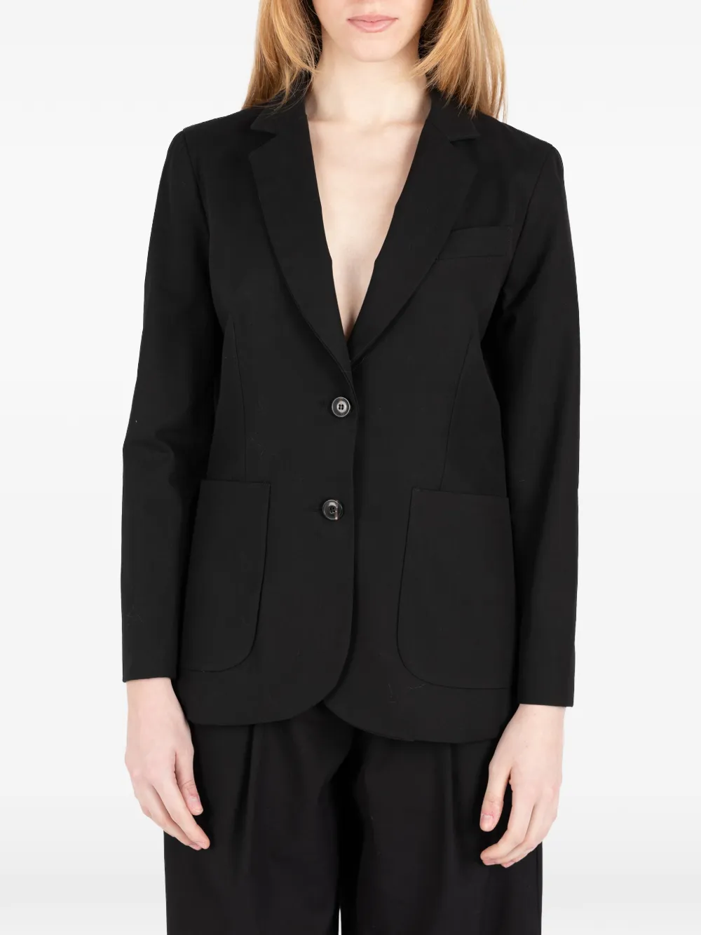 Société Anonyme button cotton jacket - Nero