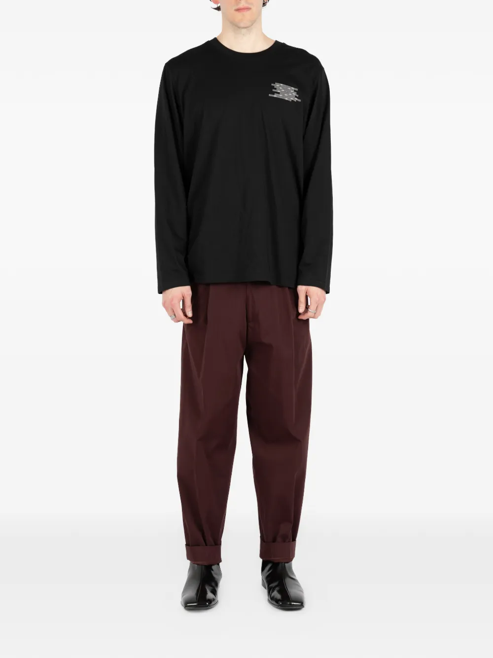 Société Anonyme Jap Boy geplooide broek Rood