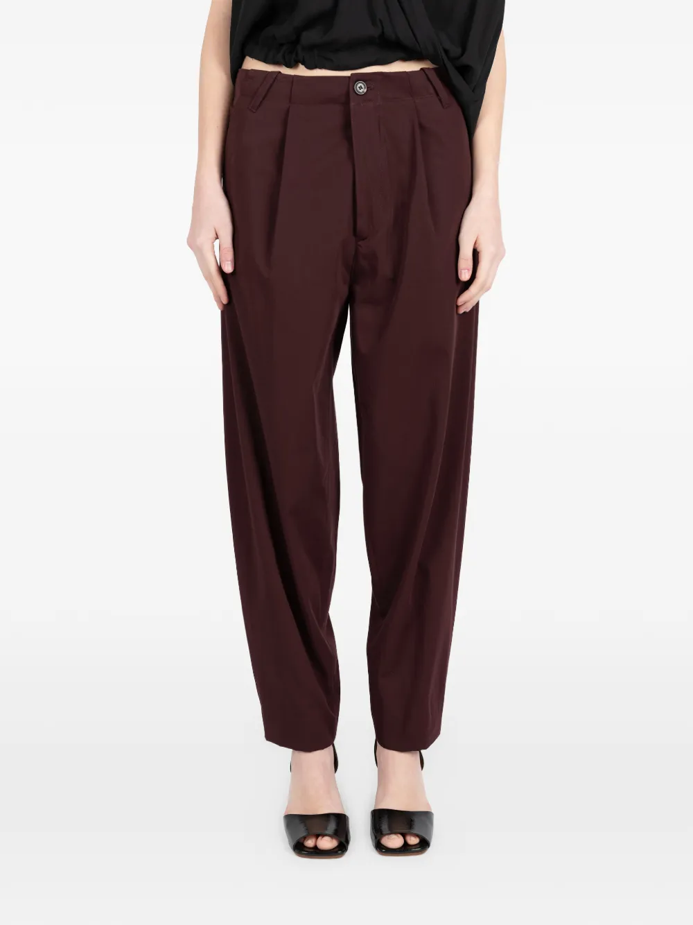 Société Anonyme Jap Boy geplooide broek Rood
