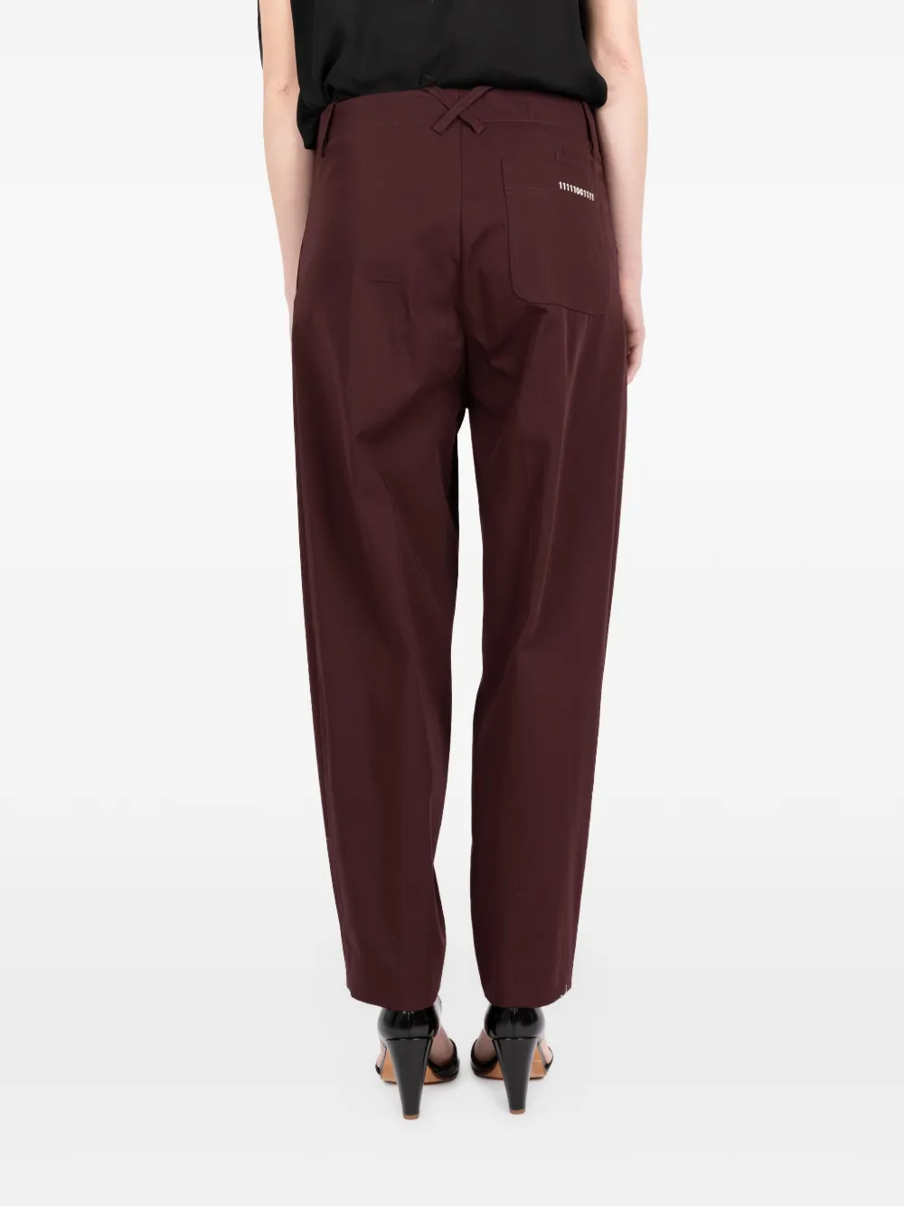 Société Anonyme Jap Boy geplooide broek Rood