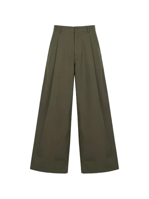 Société Anonyme Huko pleated wide-leg trousers