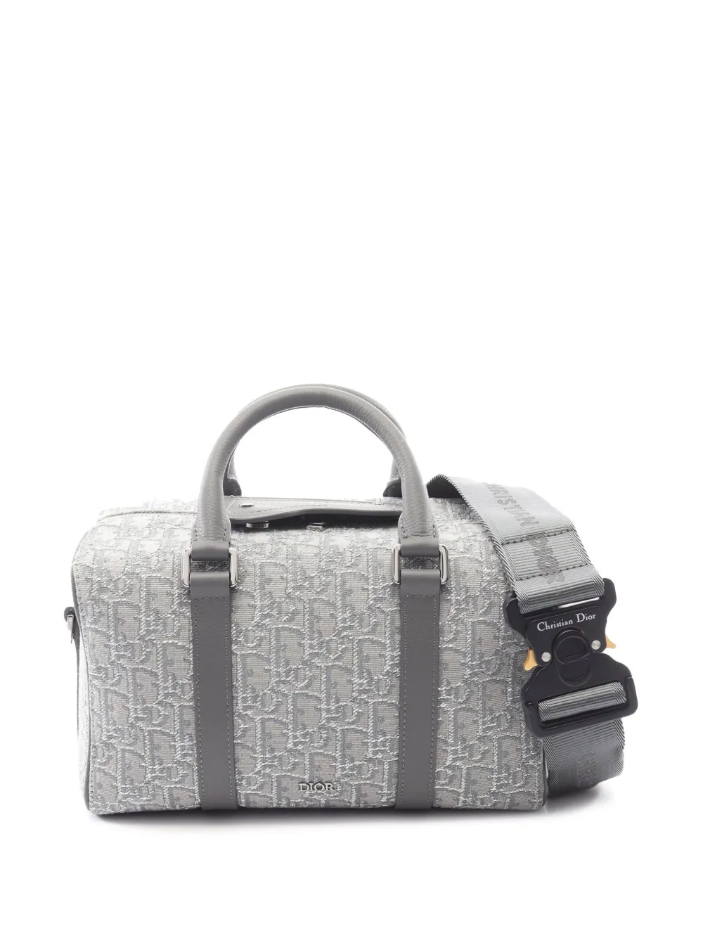 Christian Dior Pre-Owned 2021-2026 Oblique Jacquard Lingot 26 satchel - Grigio