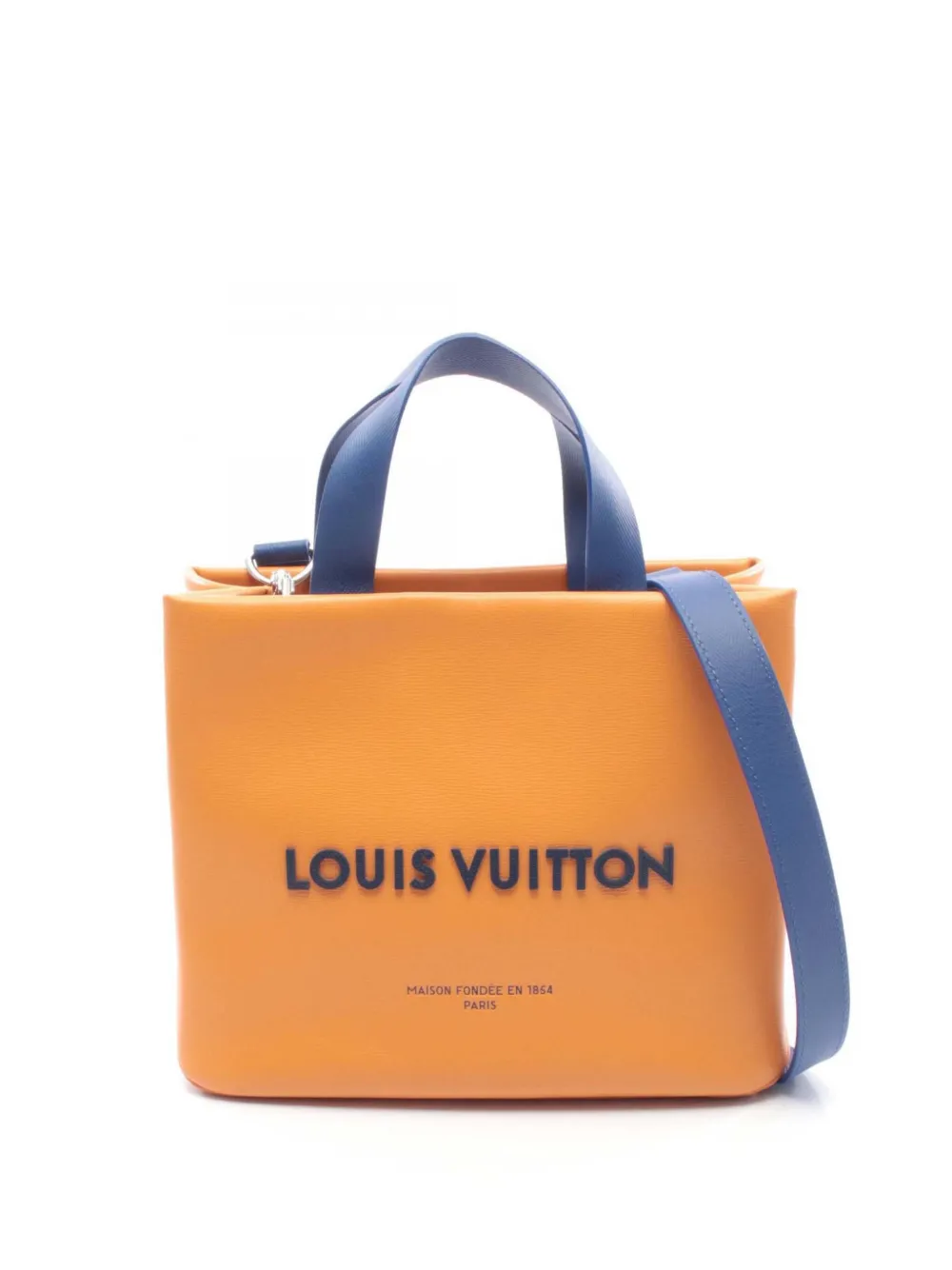 Louis Vuitton Pre-Owned 2010-2026 Leather Mini Shopper Tote satchel - Arancione