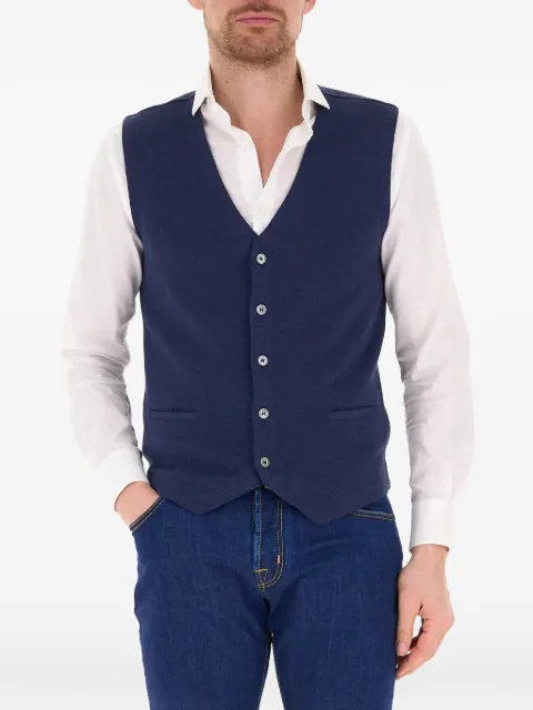 Gran Sasso button-up sleeveless waistcoat