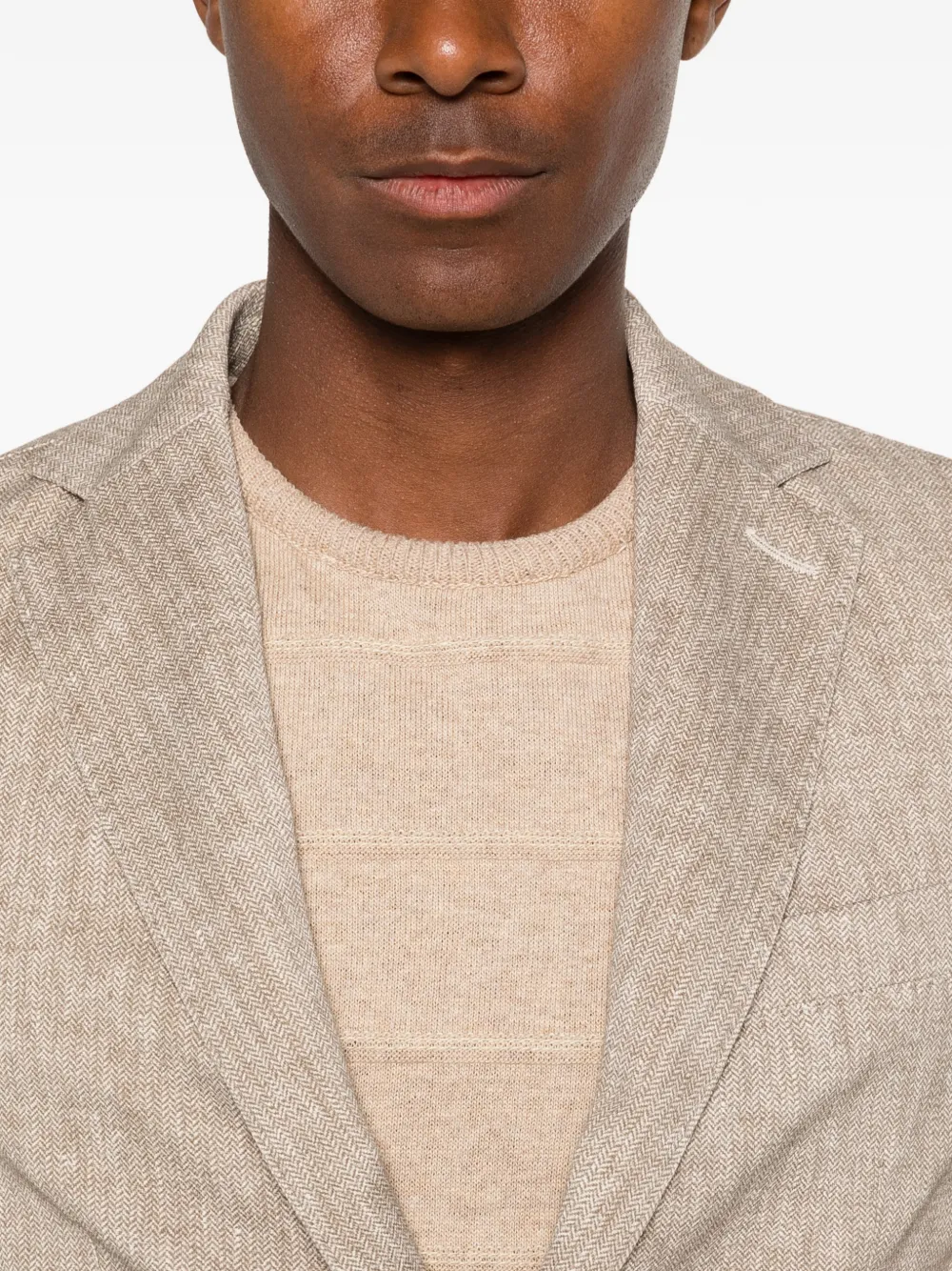 Circolo 1901 Blazer met enkele rij knopen Beige