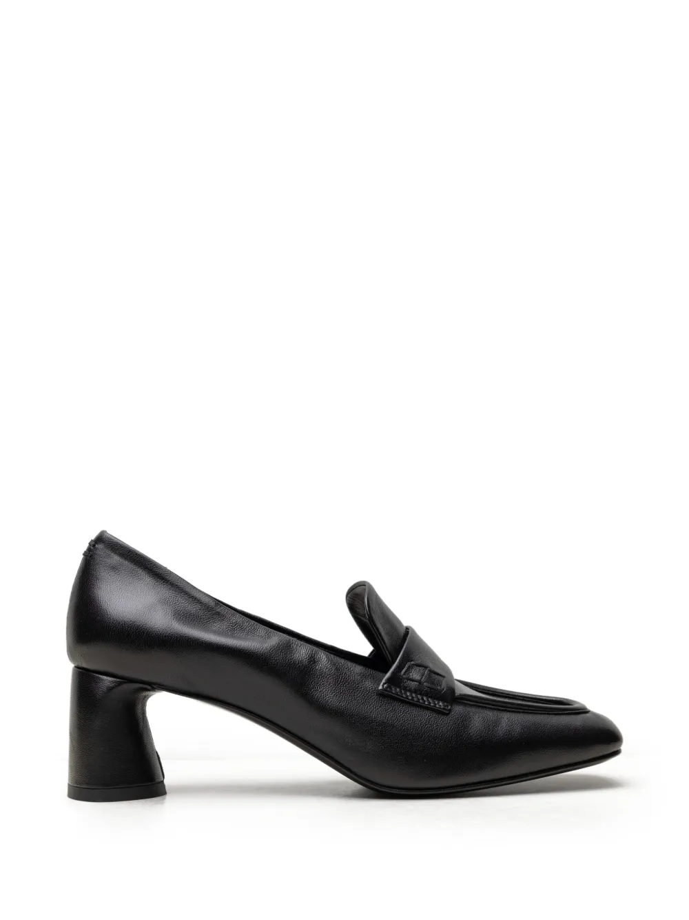 CHUCKIES leather block-heel pumps - Nero