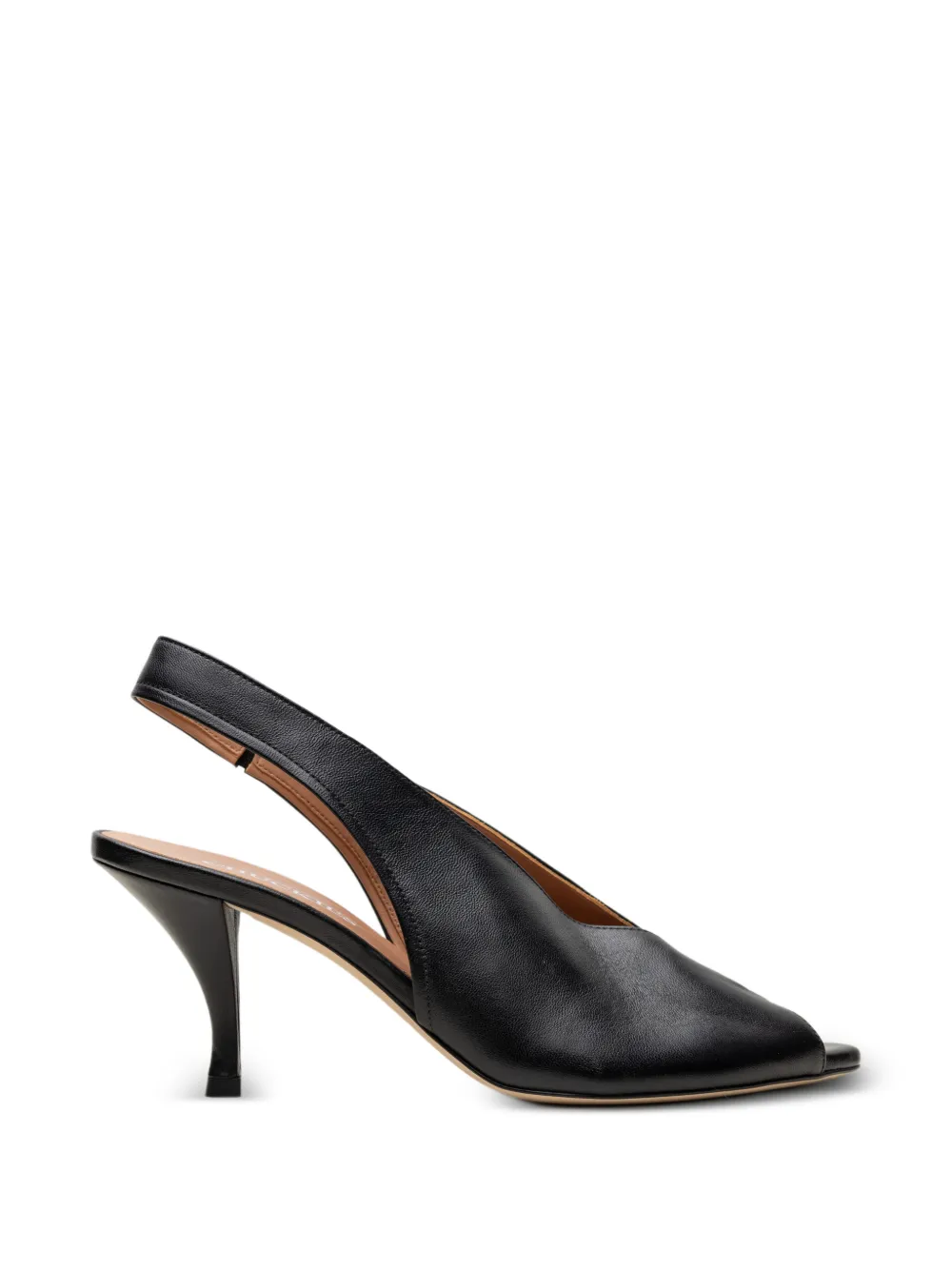 CHUCKIES peep-toe slingback pumps