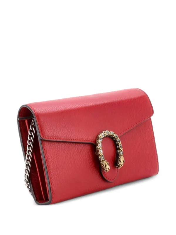 Gucci Pre-Owned ディオニュソス チェーンウォレット レザー ウィズ 