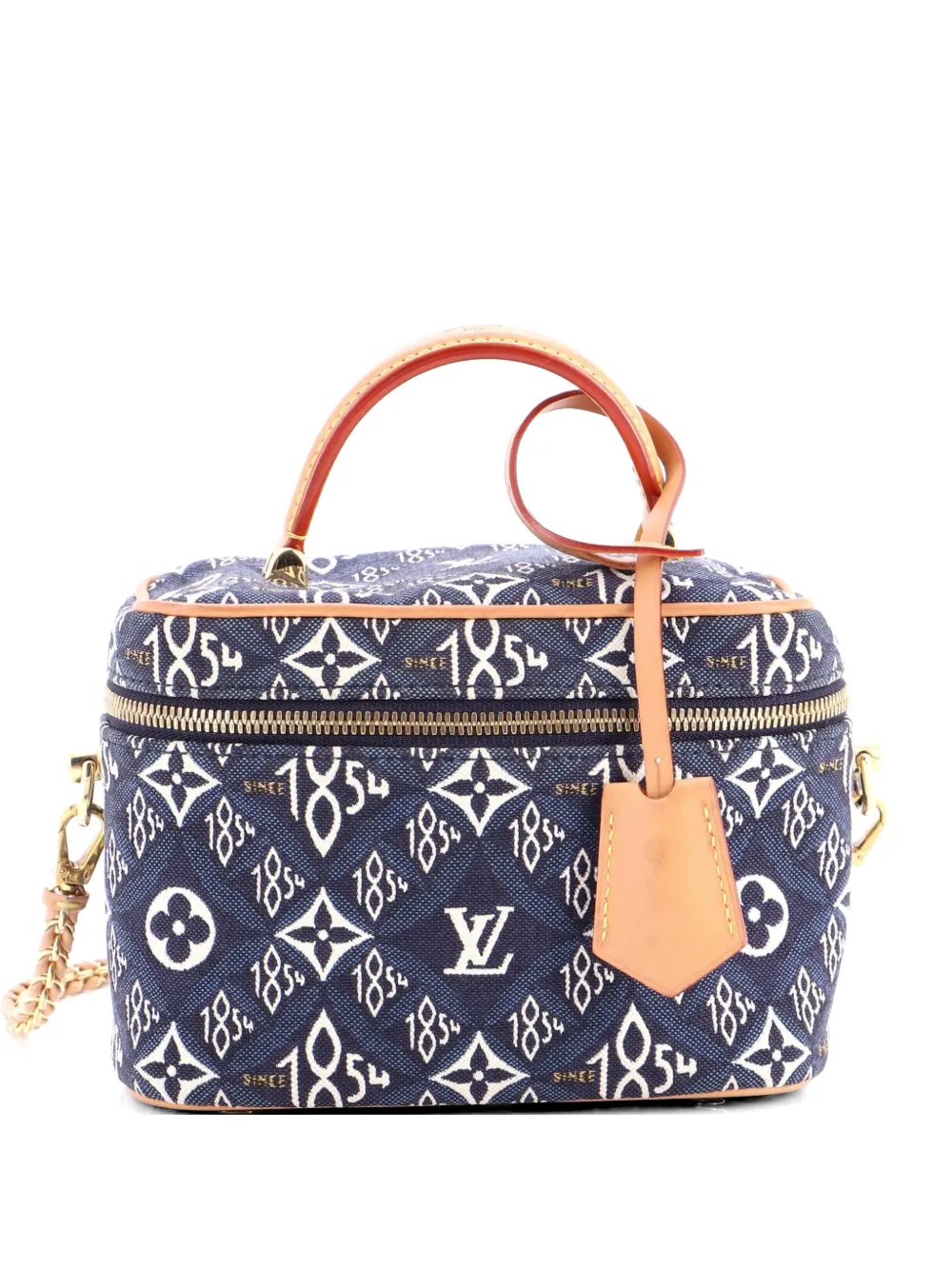 Louis Vuitton Pre-Owned Vanity Handbag Limited Edition Since 1854 Monogram Jacquard PM satchel - Blu