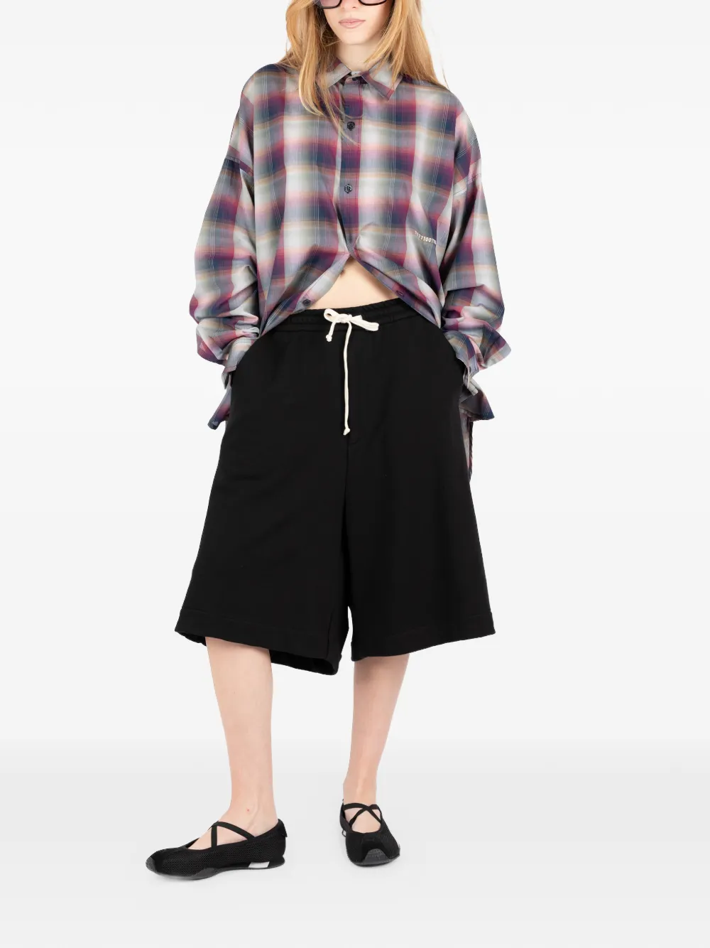 Société Anonyme Indy shorts met trekkoord Zwart