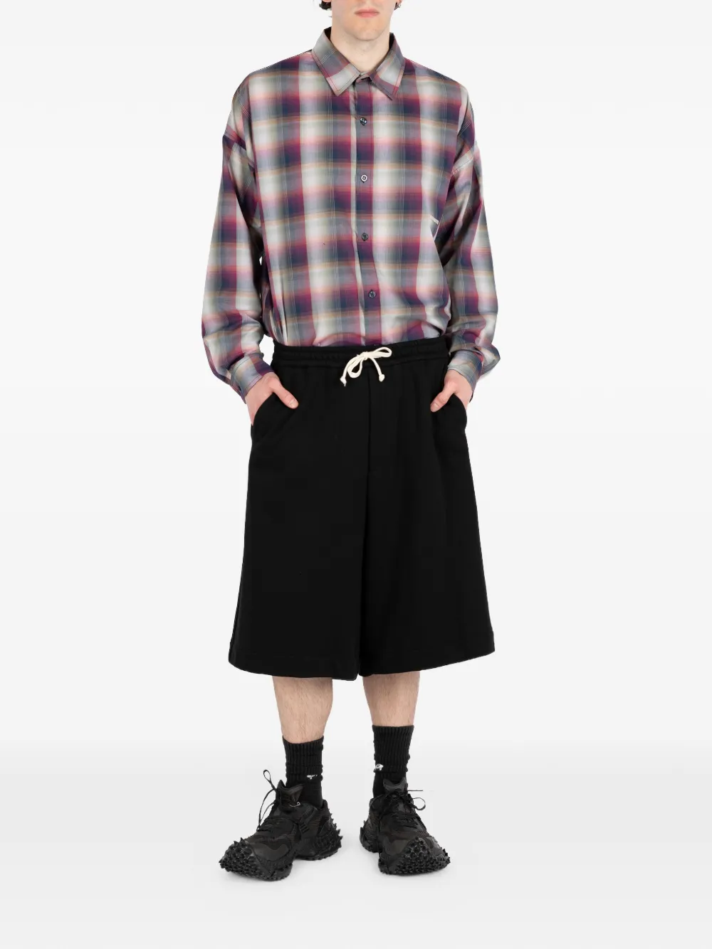 Société Anonyme Indy shorts met trekkoord Zwart