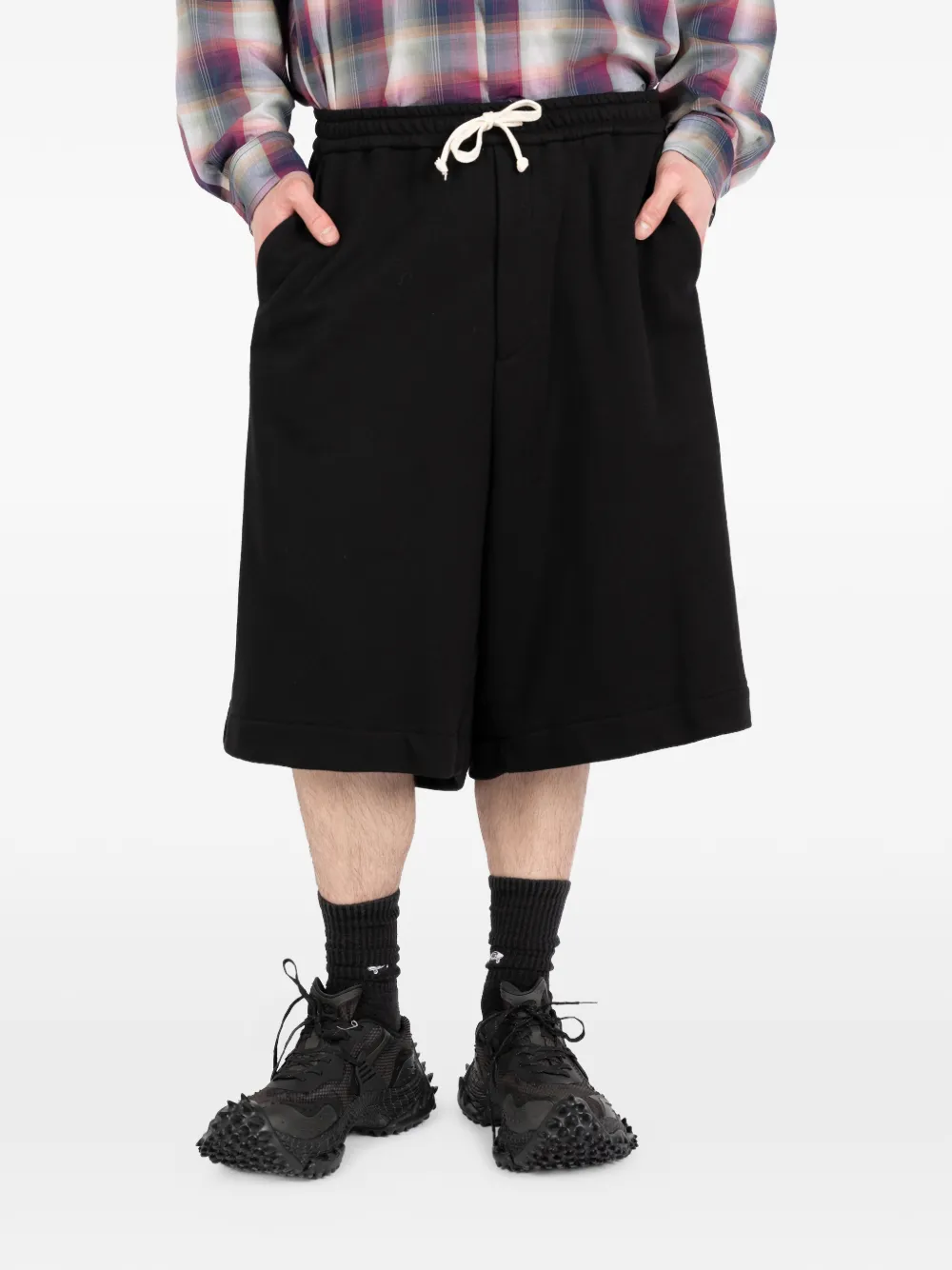 Société Anonyme Indy shorts met trekkoord Zwart