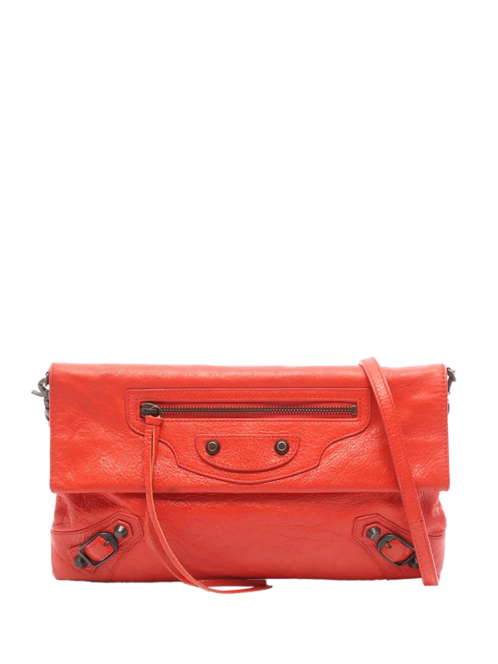 Balenciaga Pre-Owned 2010-2026 Motocross Classic Envelope crossbody bag - Red