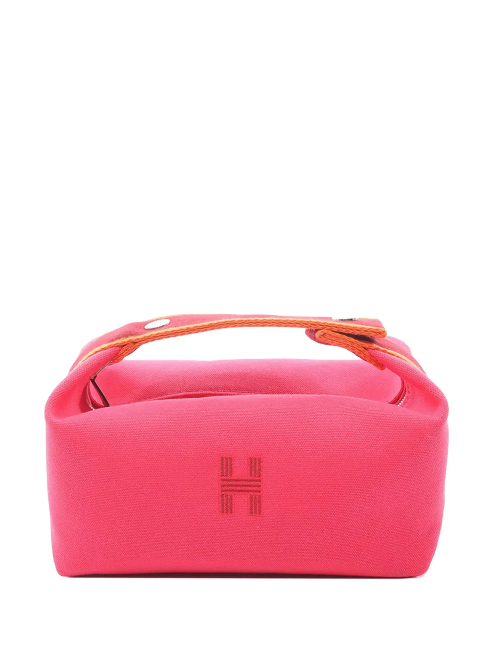 Hermès Pre-Owned 2010-2026 Small Toile Bride A Brac Case vanity bag - Rosa