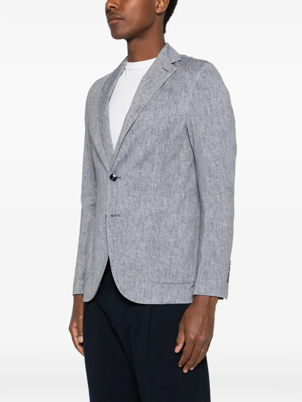 Circolo 1901 Blazer met visgraatpatroon Blauw