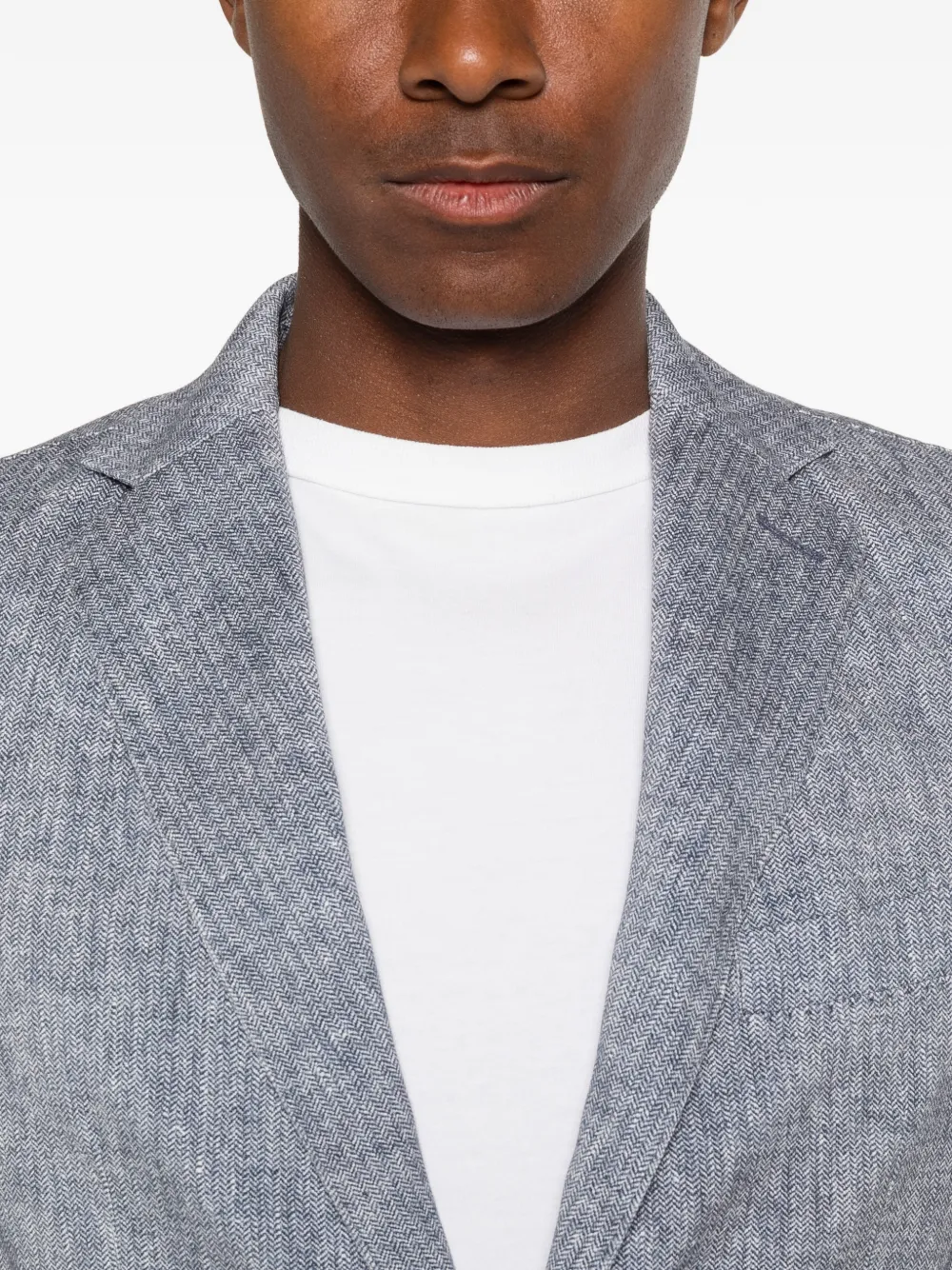 Circolo 1901 Blazer met visgraatpatroon Blauw