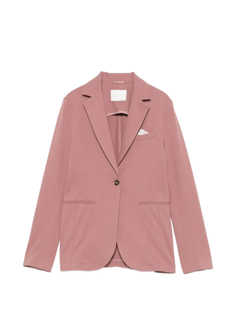 Circolo 1901 single-breasted textured blazer - Rosa