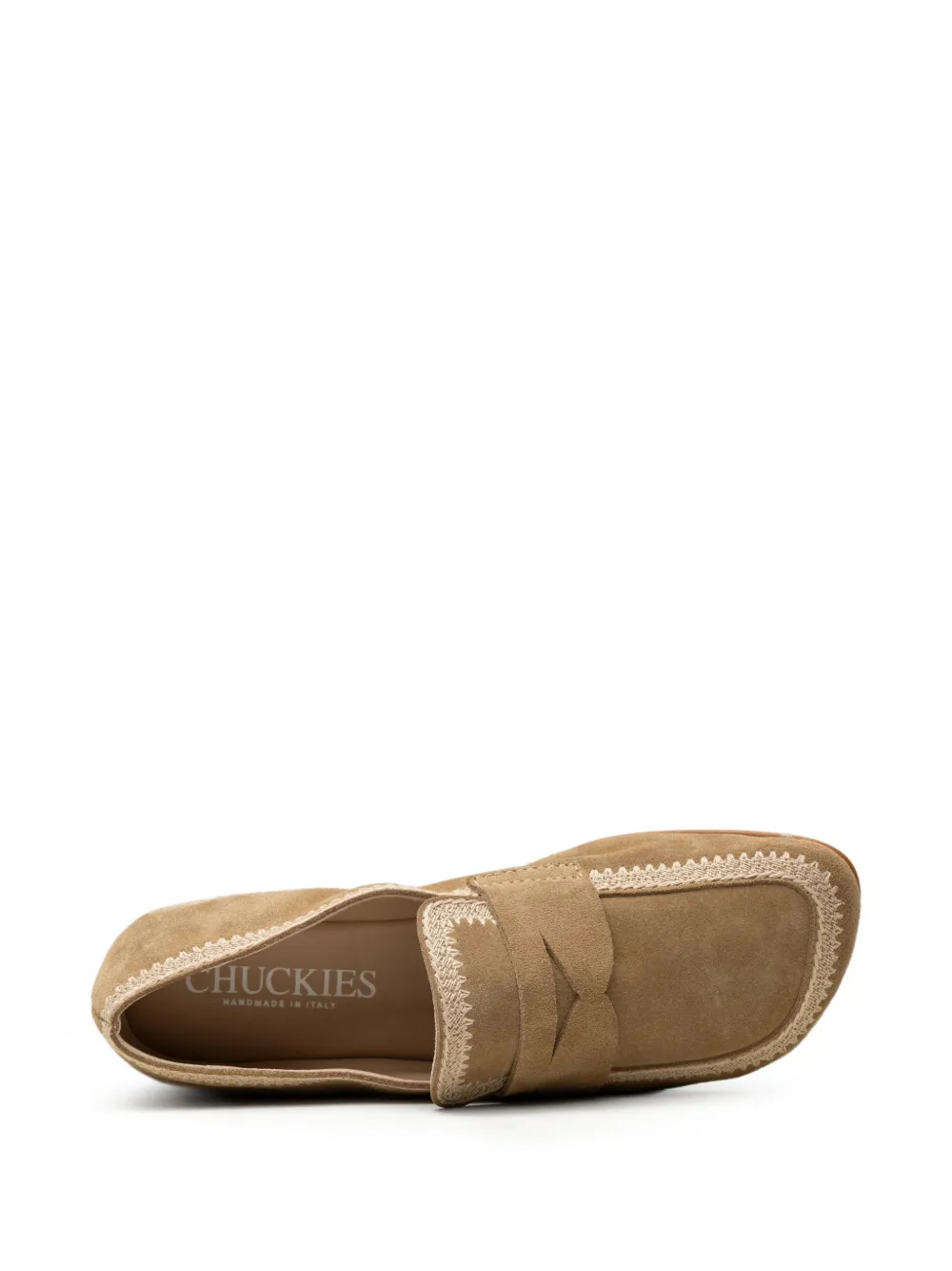 CHUCKIES Loafers met ronde neus Beige