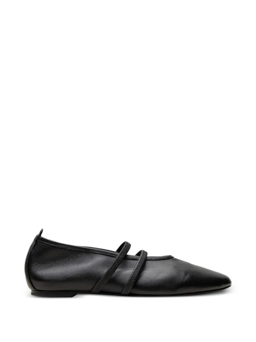 CHUCKIES double-strap ballet flats - Nero