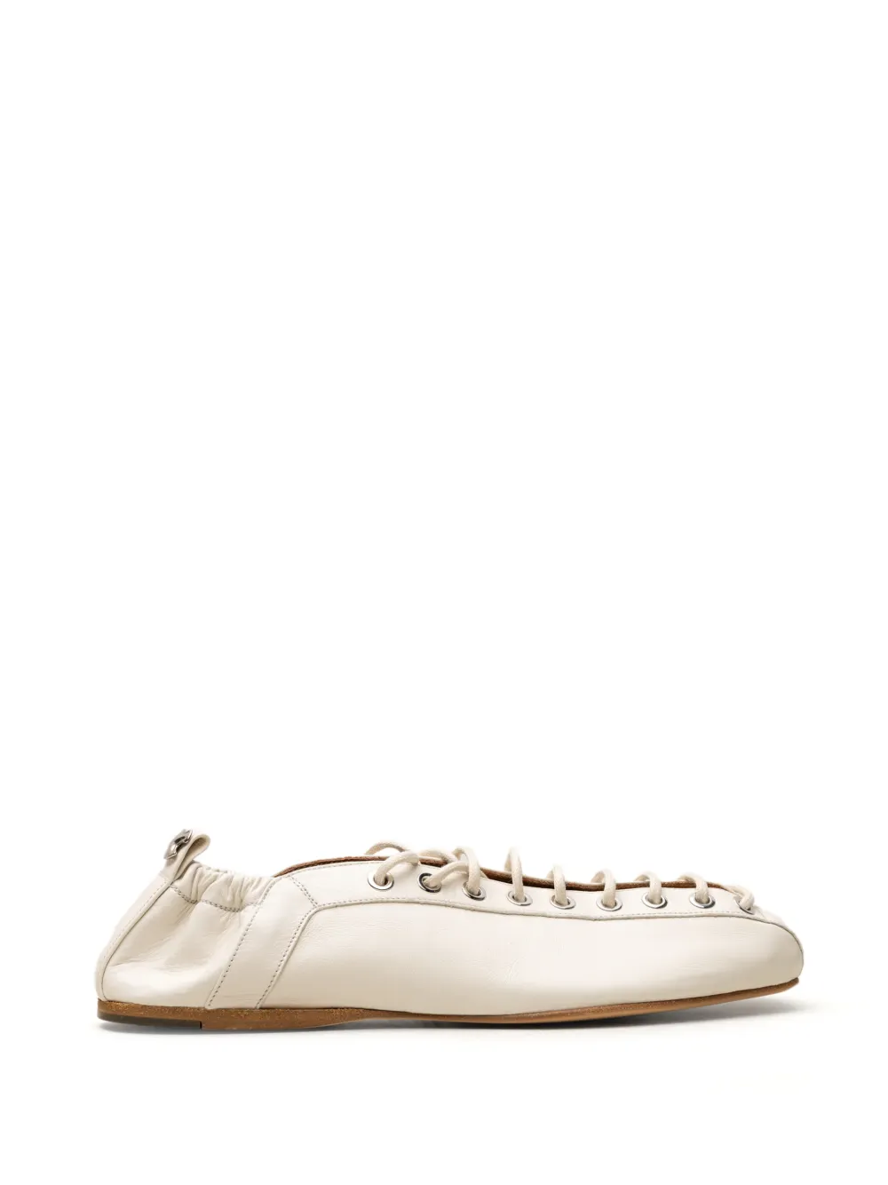 CHUCKIES lace-up ballet flats - Toni neutri