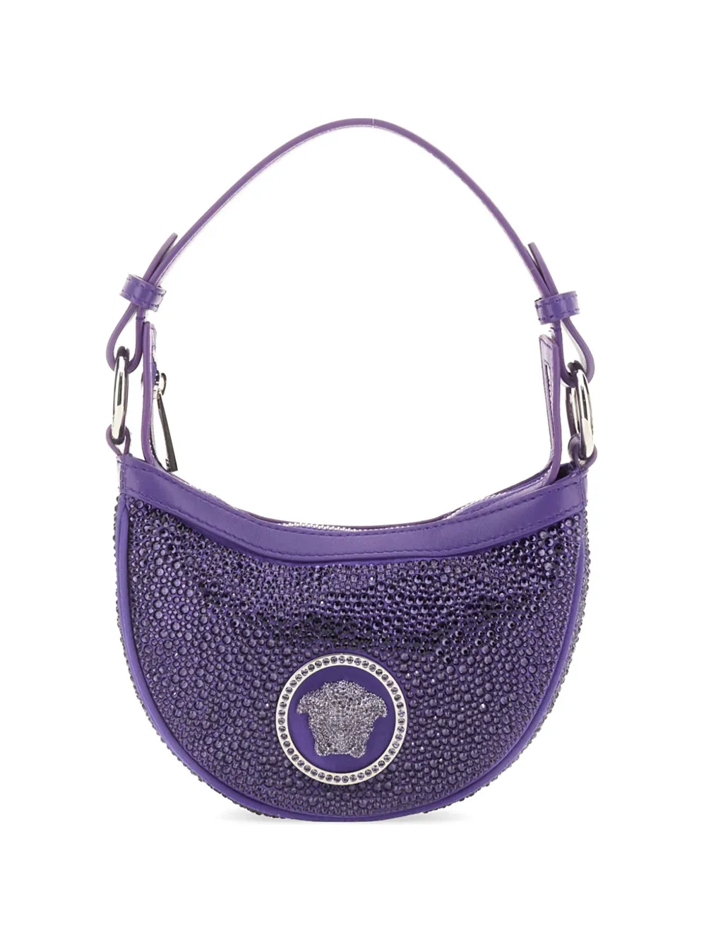 Versace mini La Medusa embellishment shoulder bag - Viola