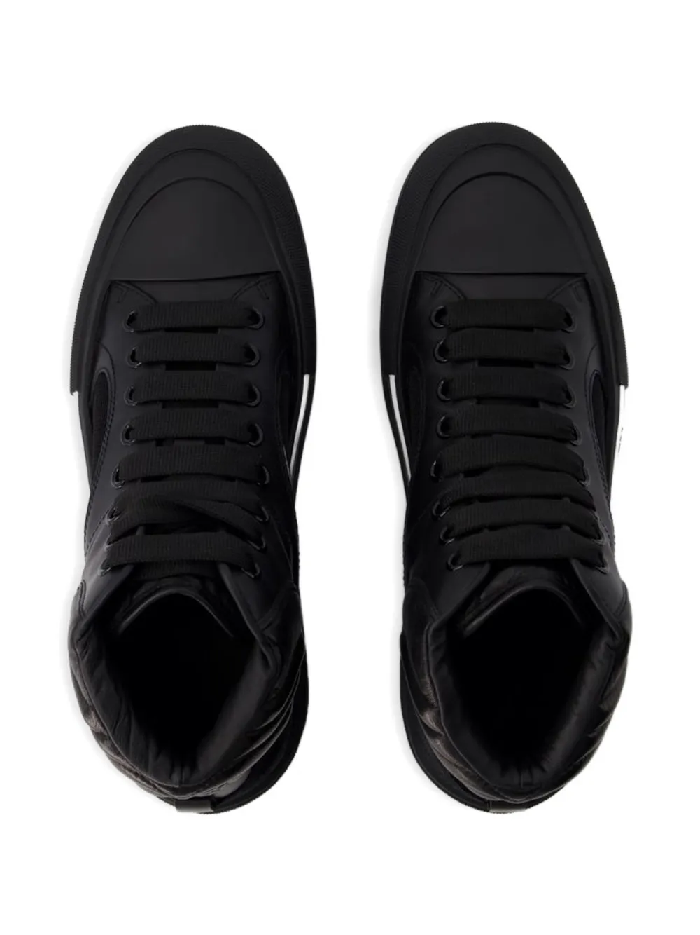 Alexander McQueen Deck lace-up sneakers Zwart