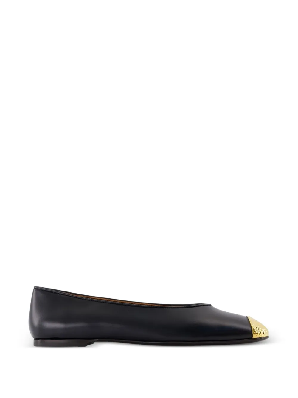 Giuseppe Zanotti Amanda round-toe ballet flats - Nero
