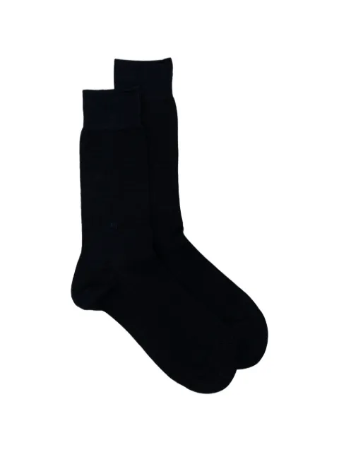 Zegna logo-print mid-calf socks